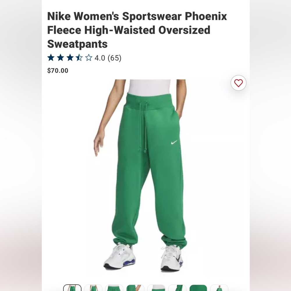 High waisted nike phoenix sweatpants